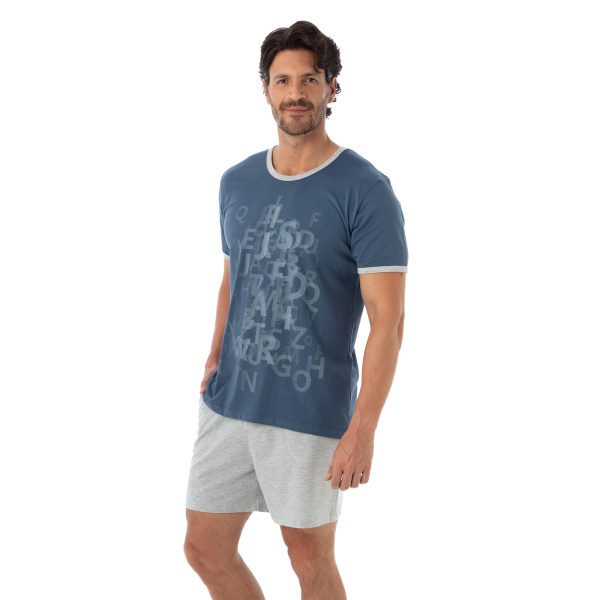 Algodón Jersey  Estampado Chaqueta,  Manga Corta