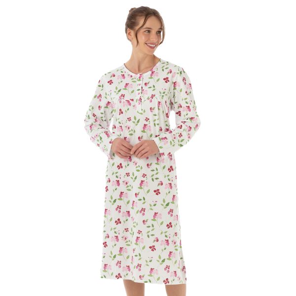 Algodón Jersey Estampado, Manga Larga